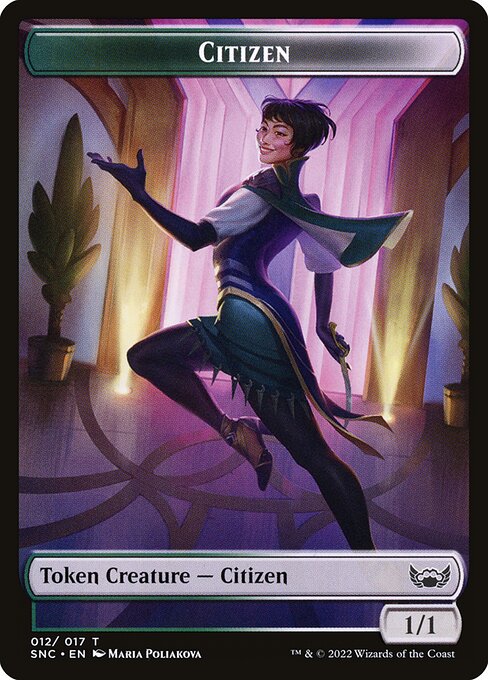 Citizen - Streets of New Capenna Tokens