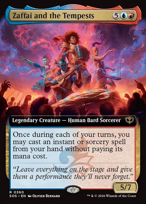 Zaffai and the Tempests - Secrets of Strixhaven - Extended Art
