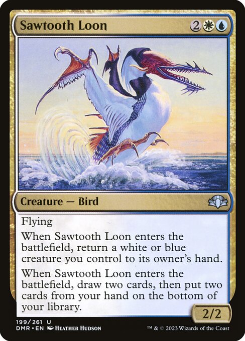 Sawtooth Loon - Dominaria Remastered