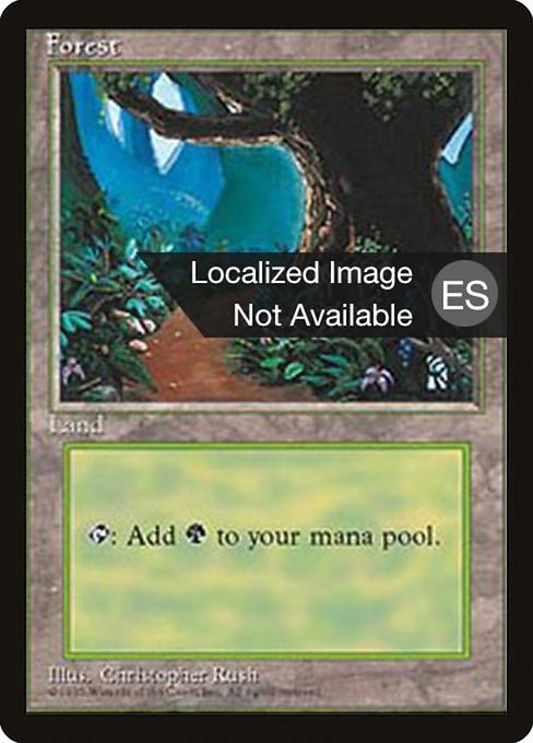 Bosque (Forest) - Fourth Edition Foreign Black Border