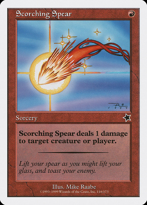 Scorching Spear - Starter 1999