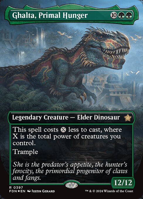 Ghalta, Primal Hunger - Foundations - Promo Foil