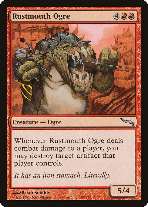 Rustmouth Ogre - Mirrodin