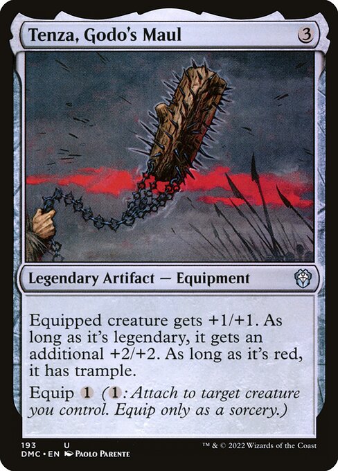 Tenza, Godo's Maul - Dominaria United Commander