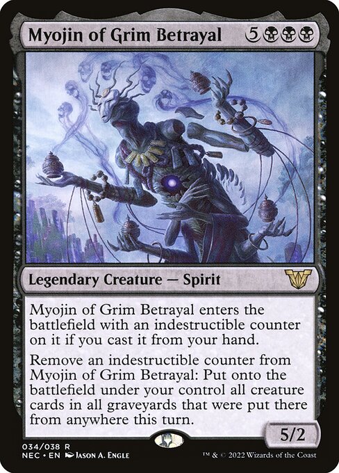 Myojin of Grim Betrayal - Neon Dynasty Commander