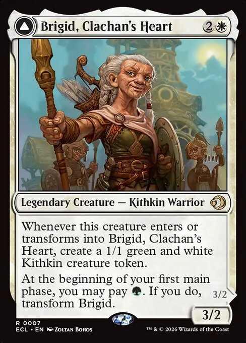 Brigid, Clachan's Heart // Brigid, Doun's Mind - Lorwyn Eclipsed Promos