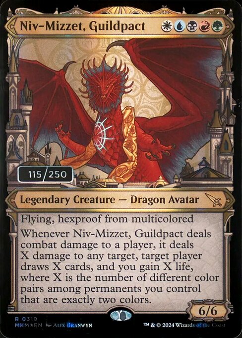 Niv-Mizzet, Guildpact - Murders at Karlov Manor - Double Rainbow