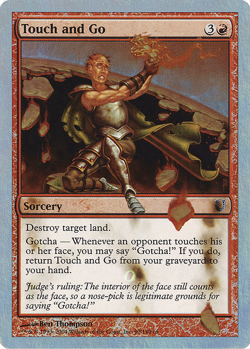 Touch and Go - Unhinged - Promo Foil