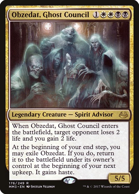 Obzedat, Ghost Council - Modern Masters 2017