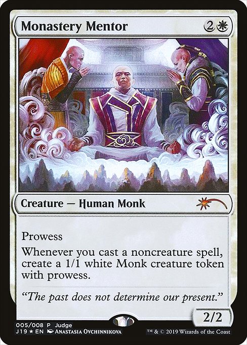 Monastery Mentor - Judge Gift Cards 2019 - Promo Foil