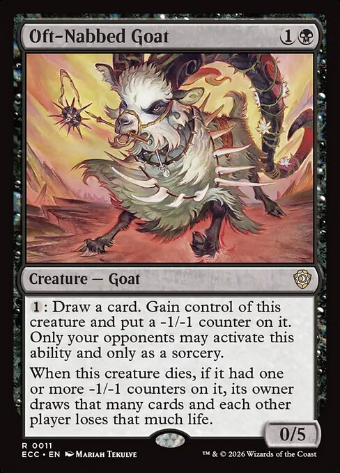 Oft-Nabbed Goat - Lorwyn Eclipsed Commander