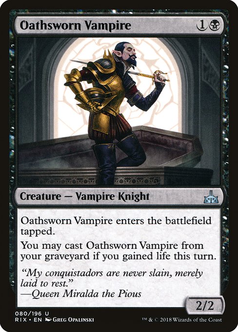 Oathsworn Vampire - Rivals of Ixalan