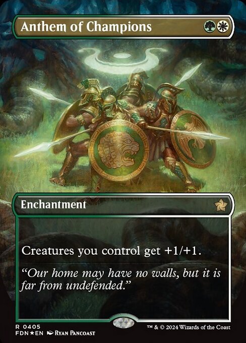 Anthem of Champions - Foundations - Promo Foil