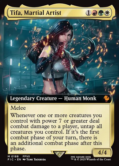 Tifa, Martial Artist - Final Fantasy Commander - Extended Art