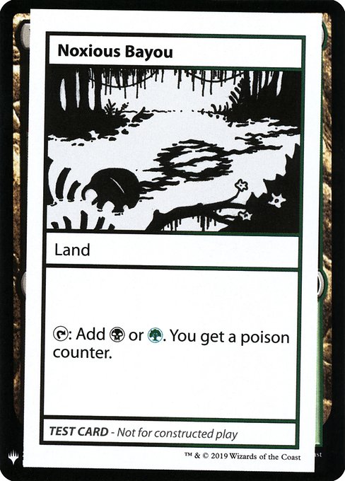 Noxious Bayou - Mystery Booster Playtest Cards 2019