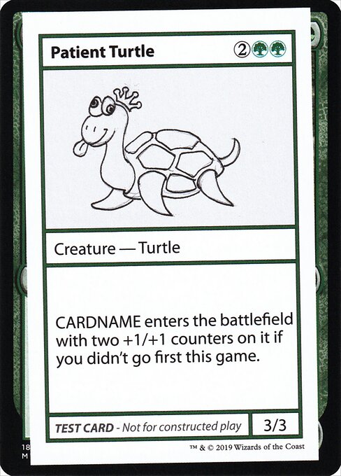 Patient Turtle - Mystery Booster Playtest Cards 2021