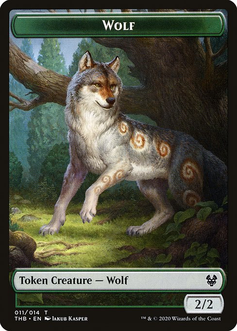 Wolf - Theros Beyond Death Tokens