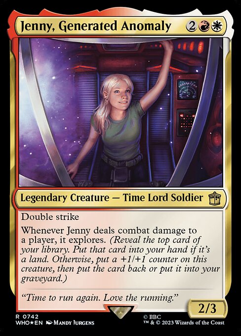 Jenny, Generated Anomaly - Doctor Who - Surge Foil