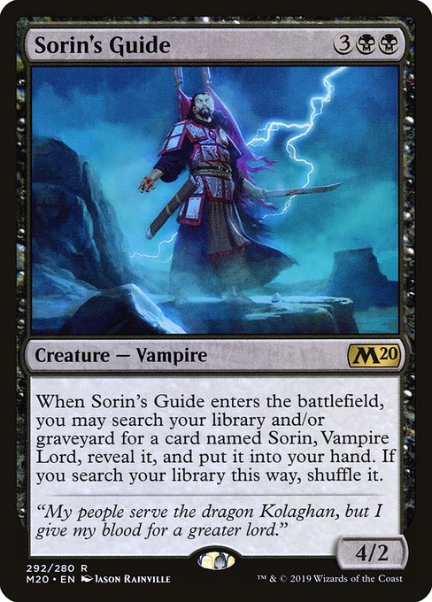 Sorin's Guide - Core Set 2020