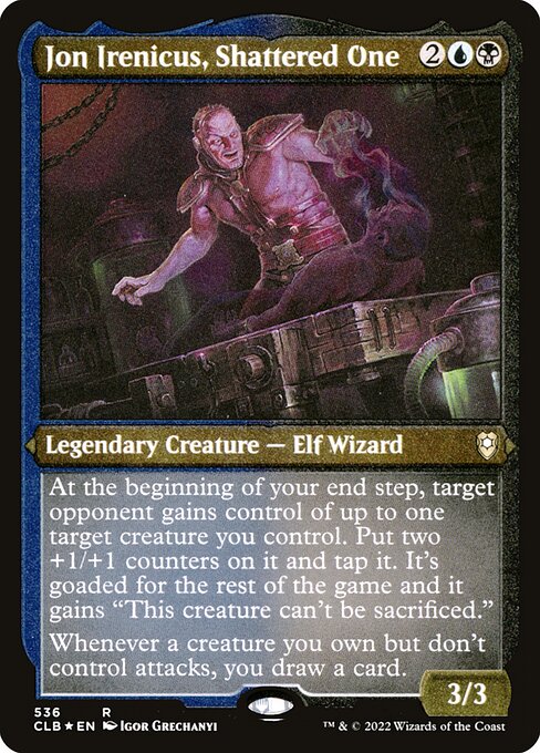 Jon Irenicus, Shattered One - Commander Legends: Battle for Baldur's Gate - Etched Foil