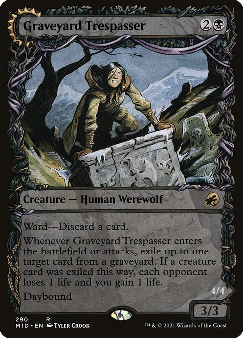 Graveyard Trespasser // Graveyard Glutton - Innistrad: Midnight Hunt