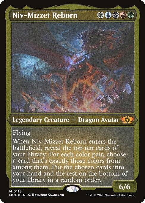 Niv-Mizzet Reborn - Multiverse Legends - Etched Foil