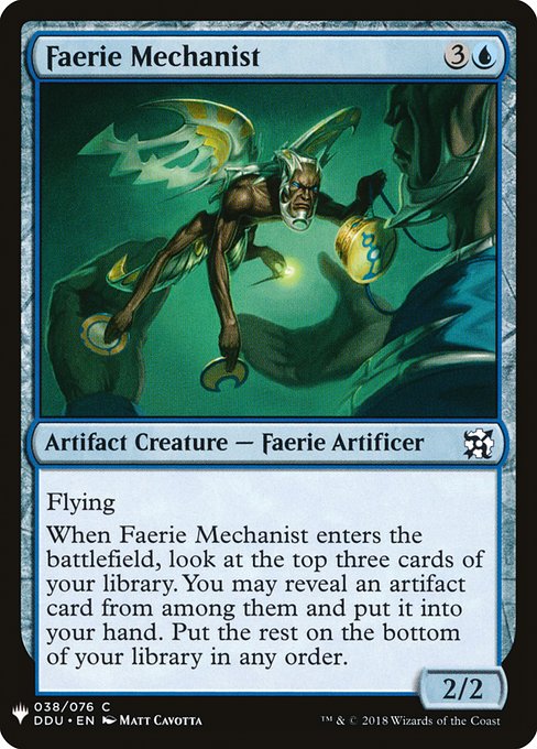 Faerie Mechanist - The List