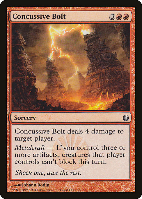 Concussive Bolt - Mirrodin Besieged