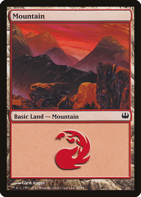 Mountain - Duel Decks: Knights vs. Dragons