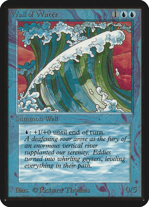 Wall of Water - Limited Edition Alpha