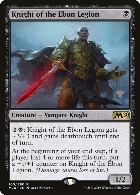 Knight of the Ebon Legion - Core Set 2020 Promos