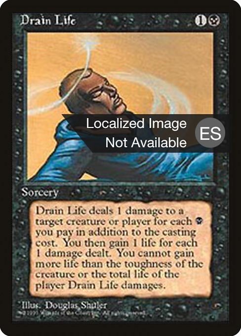 Drenar vida (Drain Life) - Fourth Edition Foreign Black Border