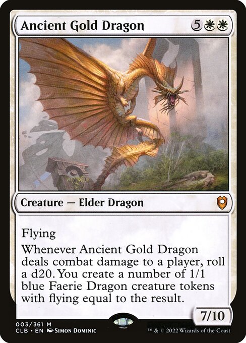 Ancient Gold Dragon - Commander Legends: Battle for Baldur's Gate