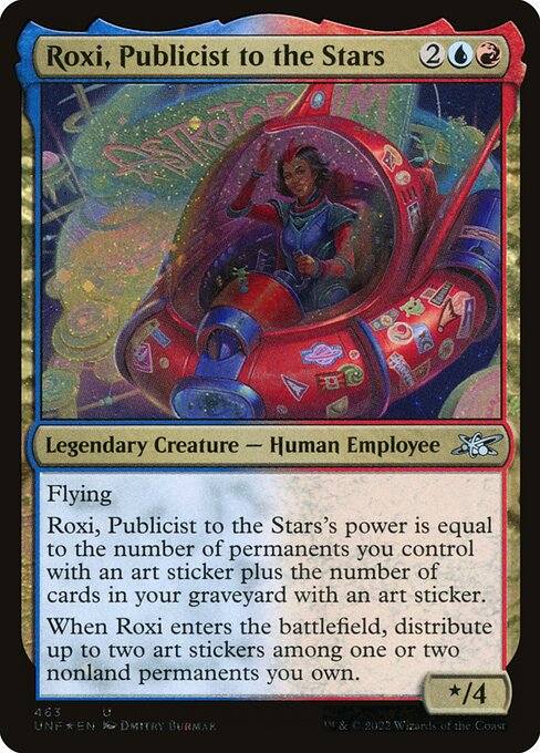 Roxi, Publicist to the Stars - Unfinity - Galaxy Foil