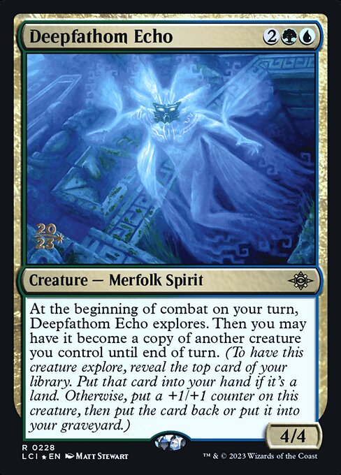 Deepfathom Echo - The Lost Caverns of Ixalan Promos