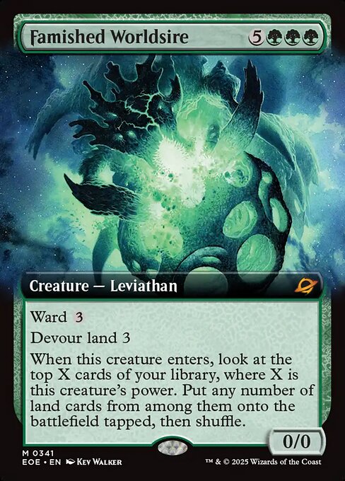 Famished Worldsire - Edge of Eternities - Extended Art