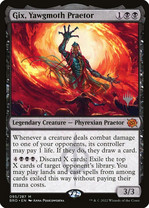 Gix, Yawgmoth Praetor - The Brothers' War Promos