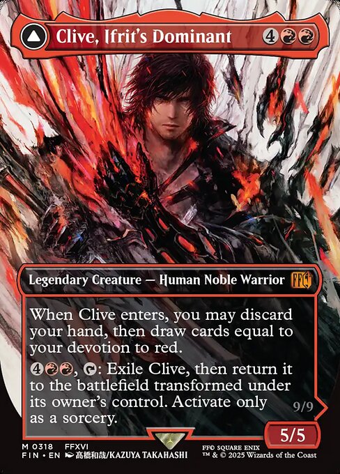 Clive, Ifrit's Dominant // Ifrit, Warden of Inferno - Final Fantasy