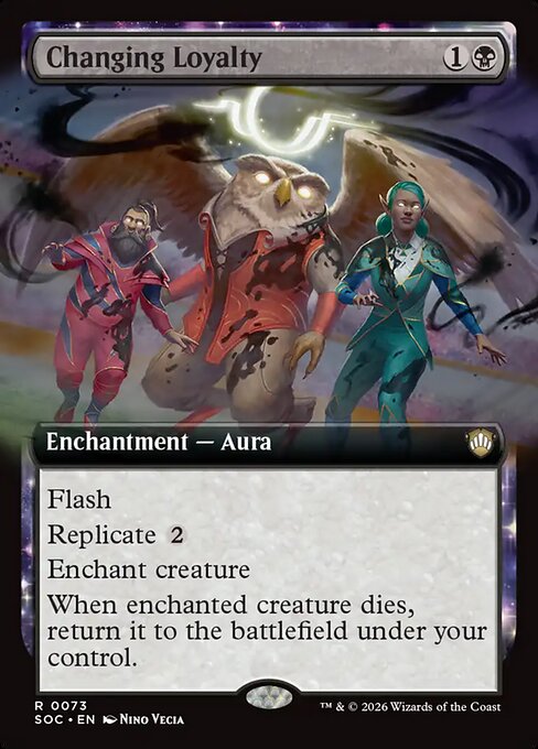 Changing Loyalty - Secrets of Strixhaven Commander - Extended Art