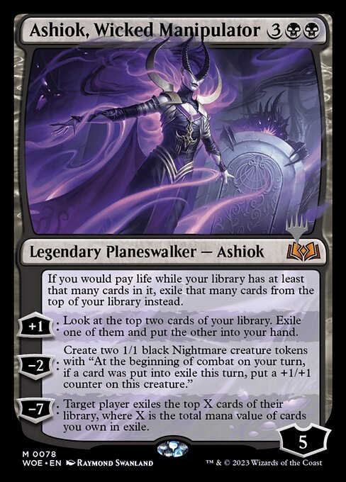 Ashiok, Wicked Manipulator - Wilds of Eldraine Promos