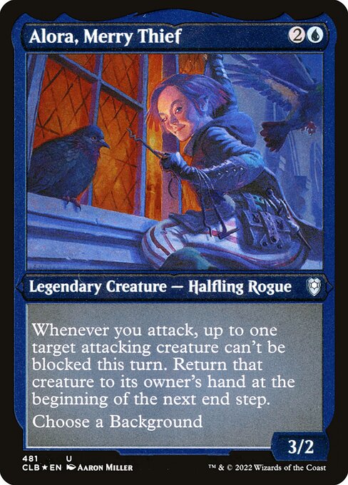 Alora, Merry Thief - Commander Legends: Battle for Baldur's Gate - Etched Foil