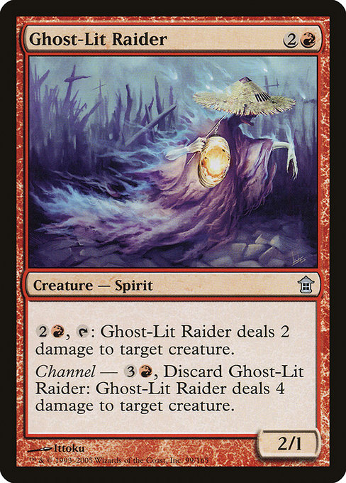 Ghost-Lit Raider - Saviors of Kamigawa