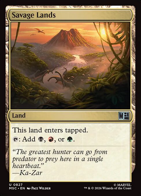 Savage Lands - Marvel Super Heroes Commander