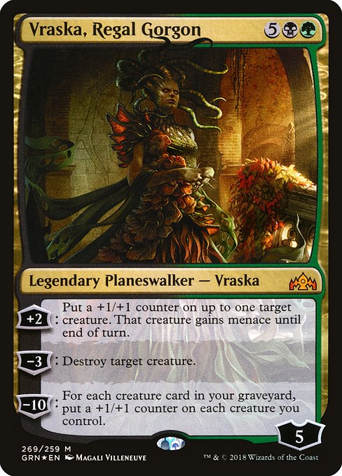 Vraska, Regal Gorgon - Guilds of Ravnica - Promo Foil