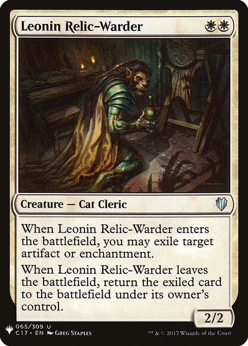 Leonin Relic-Warder - The List