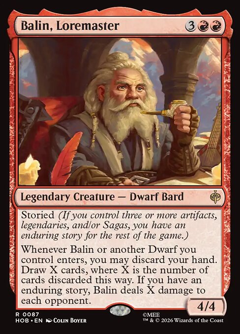 Balin, Loremaster - The Hobbit