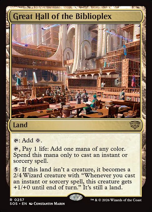 Great Hall of the Biblioplex - Secrets of Strixhaven