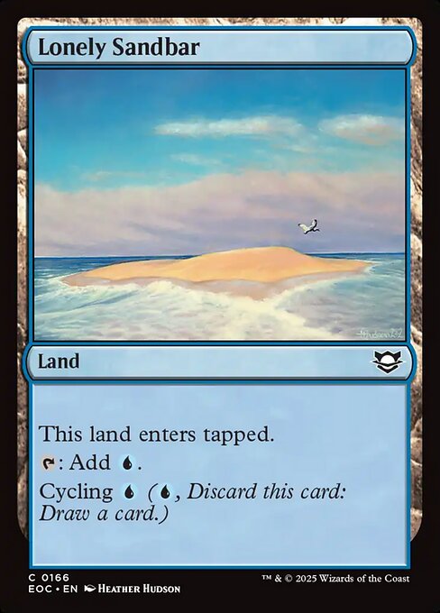 Lonely Sandbar - Edge of Eternities Commander