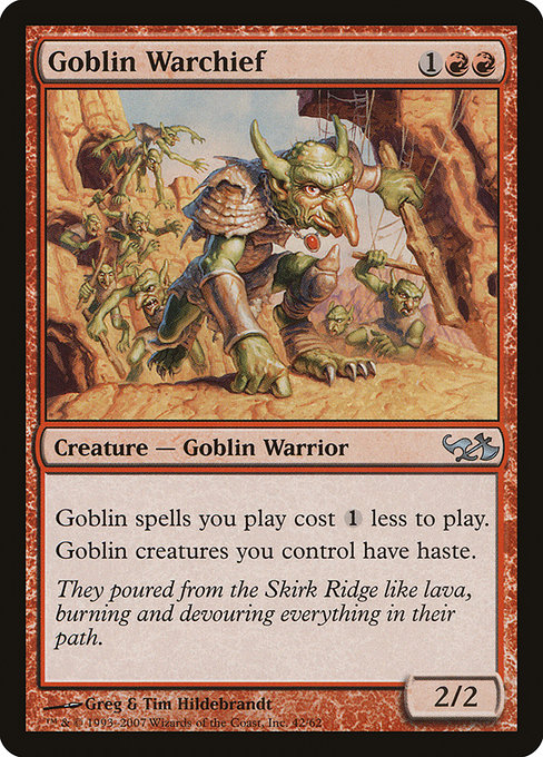 Goblin Warchief - Duel Decks: Elves vs. Goblins