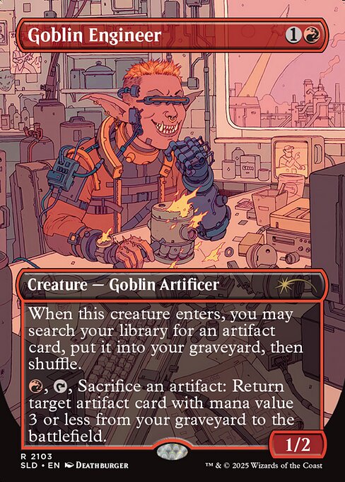 Goblin Engineer - Secret Lair Drop - Borderless